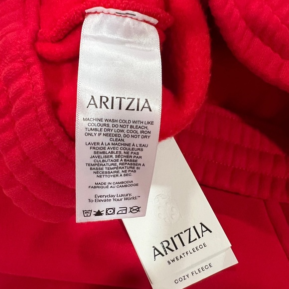 Aritzia Red Track Pants - Picture 11 of 12